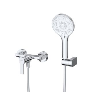 Комплект смесителей для ванной комнаты BelBagno AURORA-ESDM/LVM-CRM хром